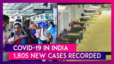 Covid-19 In India: 1,805 New Cases Recorded In 24 Hours; Active Cases Stand At 10,300